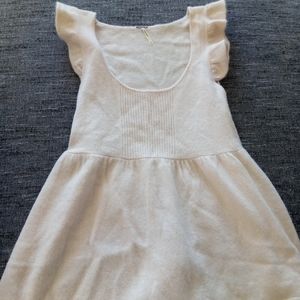 Free People babydoll Angora and Lambswool Flutter top medium